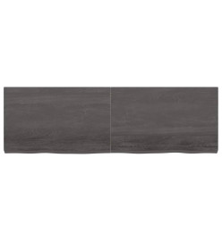 Dessus de bureau gris foncé 160x50x6 cm bois chêne traité