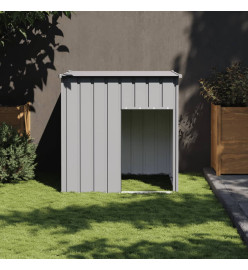 Niche pour chien avec toit gris clair 110x103x109 cm