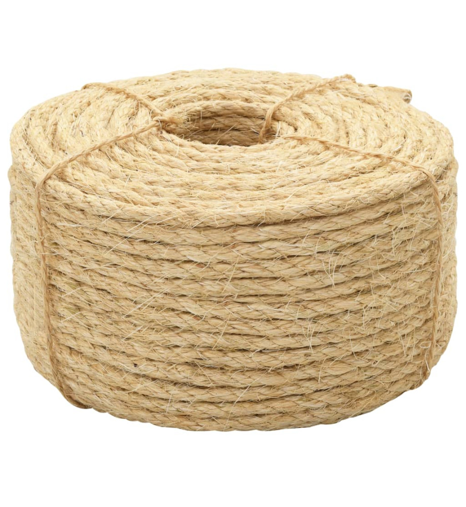 Corde 100 % en sisal 8 mm 100 m