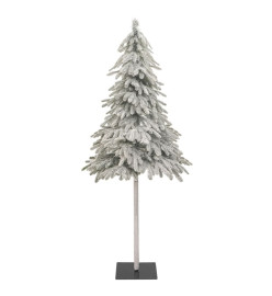 Sapin de Noël artificiel avec neige floquée 210 cm