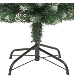 Sapin de Noël artificiel mince avec support 240 cm PVC