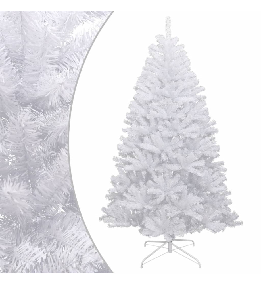 Sapin de Noël artificiel à charnières avec neige floquée 210 cm