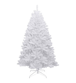 Sapin de Noël artificiel à charnières avec neige floquée 210 cm