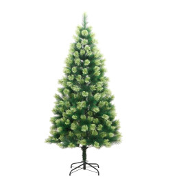 Sapin de Noël artificiel à charnières avec support 240 cm