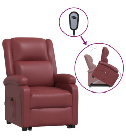 Fauteuil Rouge bordeaux Similicuir