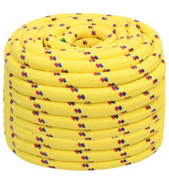 Corde de bateau Jaune 20 mm 25 m Polypropylène