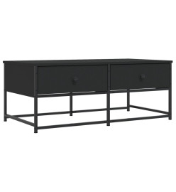 Table basse noir 100x51x40 cm bois d'ingénierie