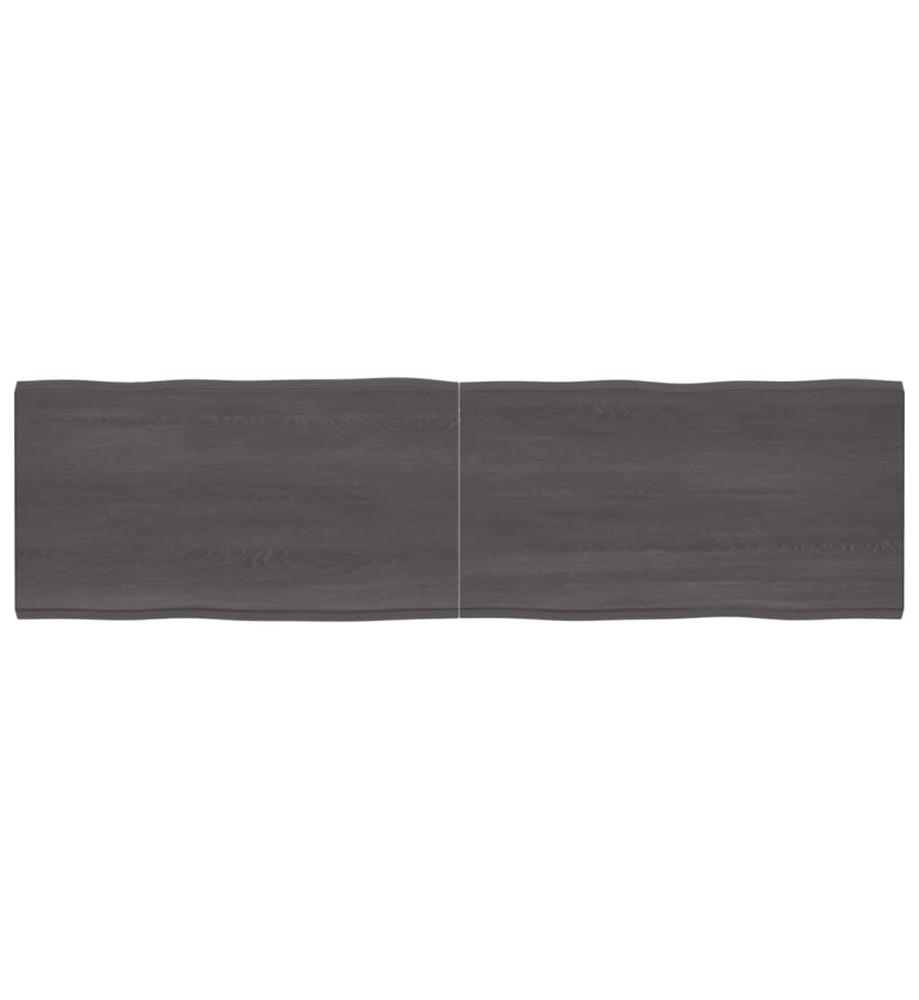 Dessus de table bois chêne massif traité bordure assortie