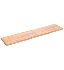 Dessus de table bois chêne massif traité bordure assortie