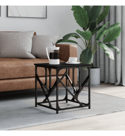 Table basse noir 45x45x47,5 cm bois d'ingénierie