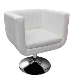 Tabouret de bar Blanc Similicuir