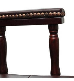 Chaise de bureau pivotante Marron