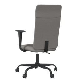 Chaise de bureau gris foncé tissu