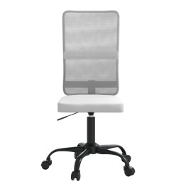 Chaise de bureau blanc tissu en maille