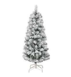 Sapin de Noël artificiel à charnières avec neige floquée 120 cm