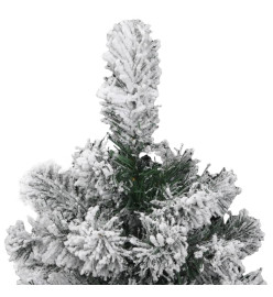 Sapin de Noël artificiel à charnières avec neige floquée 120 cm