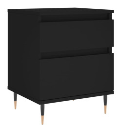 Table de chevet Noir 40x35x50 cm Bois d’ingénierie