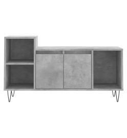 Meuble TV Gris béton 100x35x55 cm Bois d'ingénierie