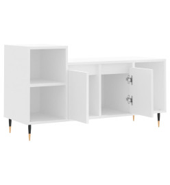 Meuble TV Blanc 100x35x55 cm Bois d'ingénierie