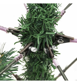 Sapin de Noël artificiel avec pommes de pin et baies 150 cm