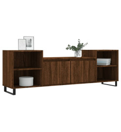 Meuble TV Chêne marron 160x35x55 cm Bois d'ingénierie