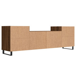 Meuble TV Chêne marron 160x35x55 cm Bois d'ingénierie