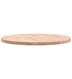 Dessus de table Ø60x2,5 cm rond bois massif de hêtre