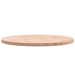 Dessus de table Ø60x2,5 cm rond bois massif de hêtre