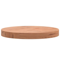 Dessus de table Ø40x4 cm rond bois massif de hêtre