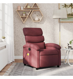 Fauteuil de massage inclinable Rouge bordeaux Tissu