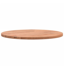 Dessus de table Ø40x1,5 cm rond bois massif de hêtre