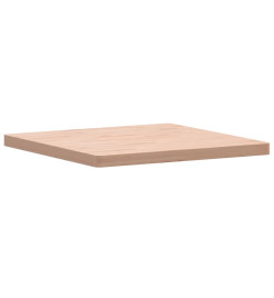 Dessus de table 70x70x4 cm carré bois massif de hêtre