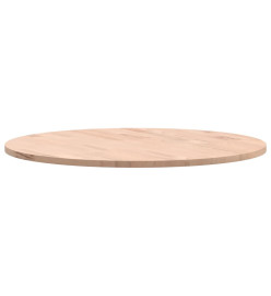 Dessus de table Ø60x1,5 cm rond bois massif de hêtre