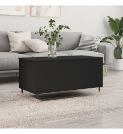 Table basse Noir 90x44,5x45 cm Bois d'ingénierie