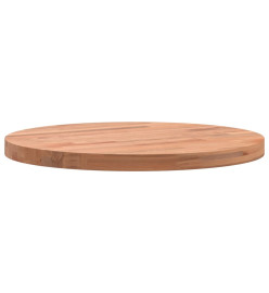 Dessus de table Ø40x2,5 cm rond bois massif de hêtre