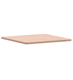 Dessus de table 50x50x1,5 cm carré bois massif de hêtre