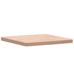 Dessus de table 40x40x2,5 cm carré bois massif de hêtre