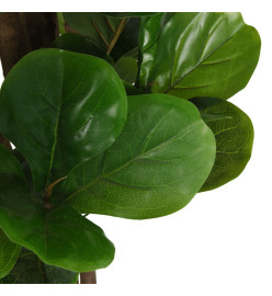 Ficus lyrata artificiel 180 feuilles 150 cm vert