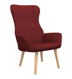 Chaise de relaxation Rouge bordeaux Tissu