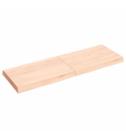 Dessus de table bois chêne massif non traité bordure assortie