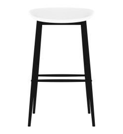 Chaises de bar lot de 4 blanc