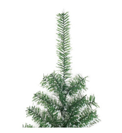 Sapin de Noël artificiel avec neige floquée vert 150 cm