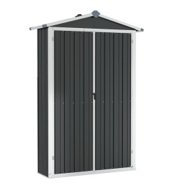 Abri de jardin Anthracite 116x45x175 cm Acier galvanisé