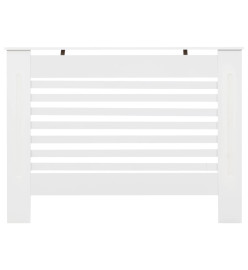 Cache-radiateurs 2 pcs Blanc 112x19x81,5 cm MDF