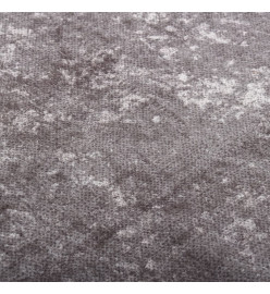 Tapis lavable antidérapant 160x230 cm Gris