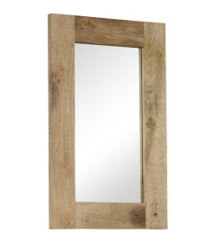 Miroir Bois de manguier massif 50 x 80 cm