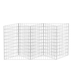 Panier de gabion Acier galvanisé 120x30x100 cm