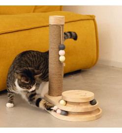 Designed by Lotte Griffoir pour chat Inez 38x24,5x47,5 cm Bois