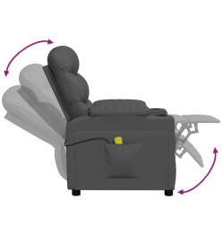 Fauteuil de massage Gris Similicuir