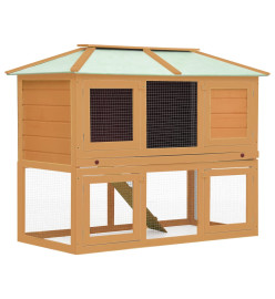 Cage double pour animaux Bois